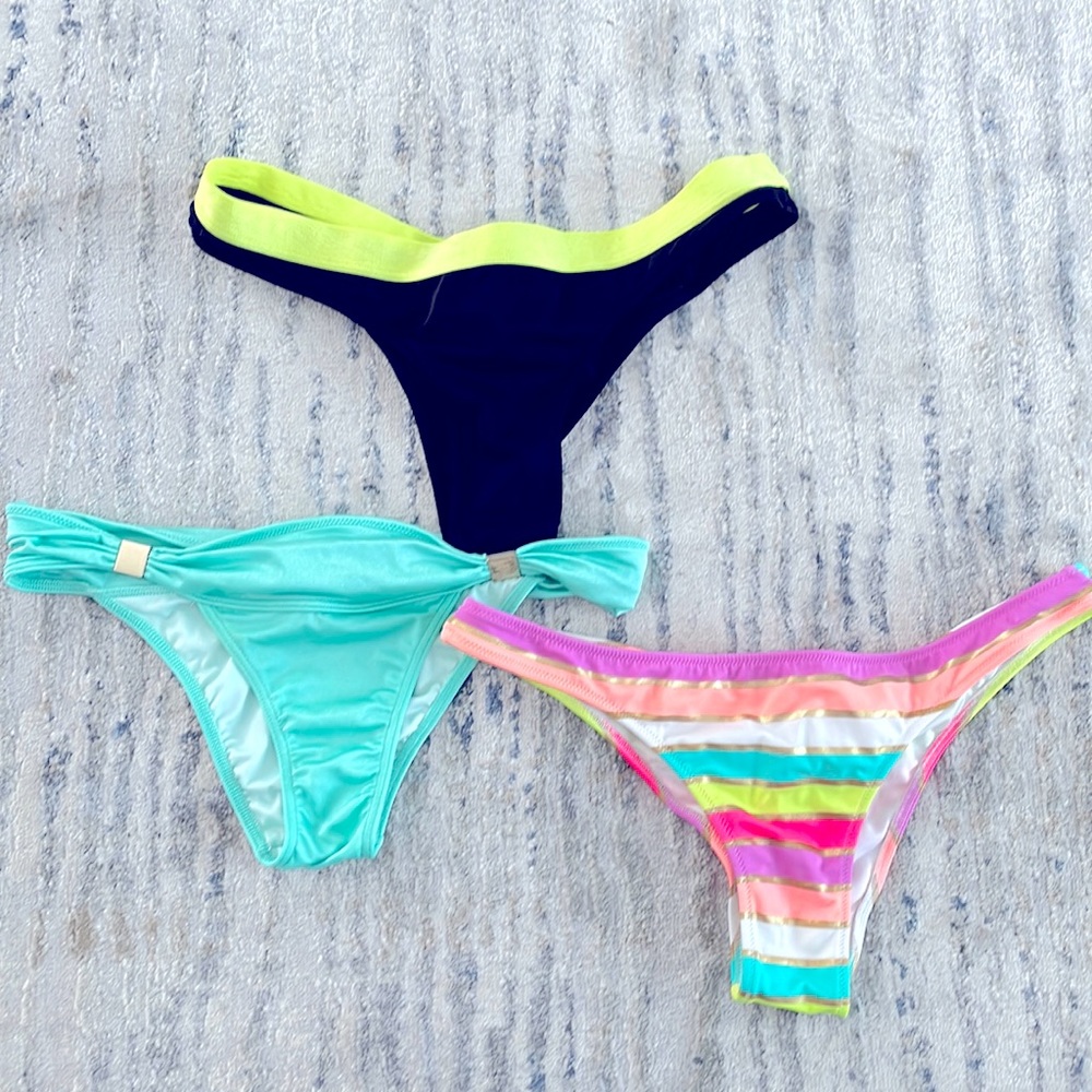 Three Victoria’s Secret Cheeky Bikini Bottoms